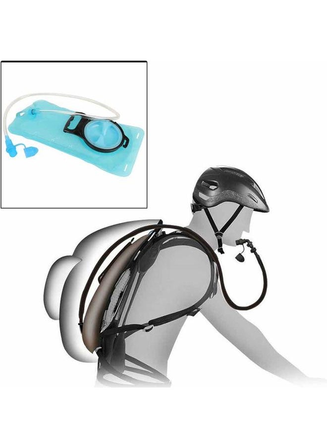 2L Portable TPU Water Bladder Hydration Bag For Camping Hiking Climbing(blue)