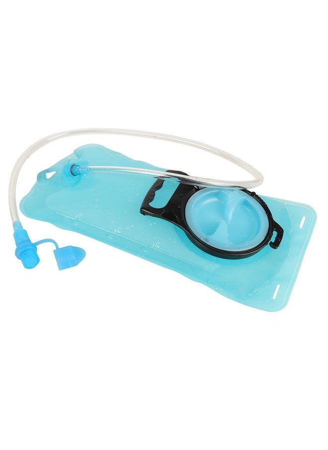 2L Portable TPU Water Bladder Hydration Bag For Camping Hiking Climbing(blue)