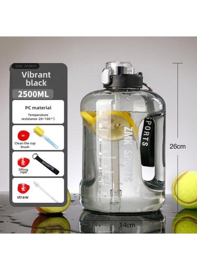Tritan Ton Ton Bucket Large Capacity Water Cup Men's Fitness Sports Kettle High Temperature Resistant Denton Bucket Big Belly Cup Customization