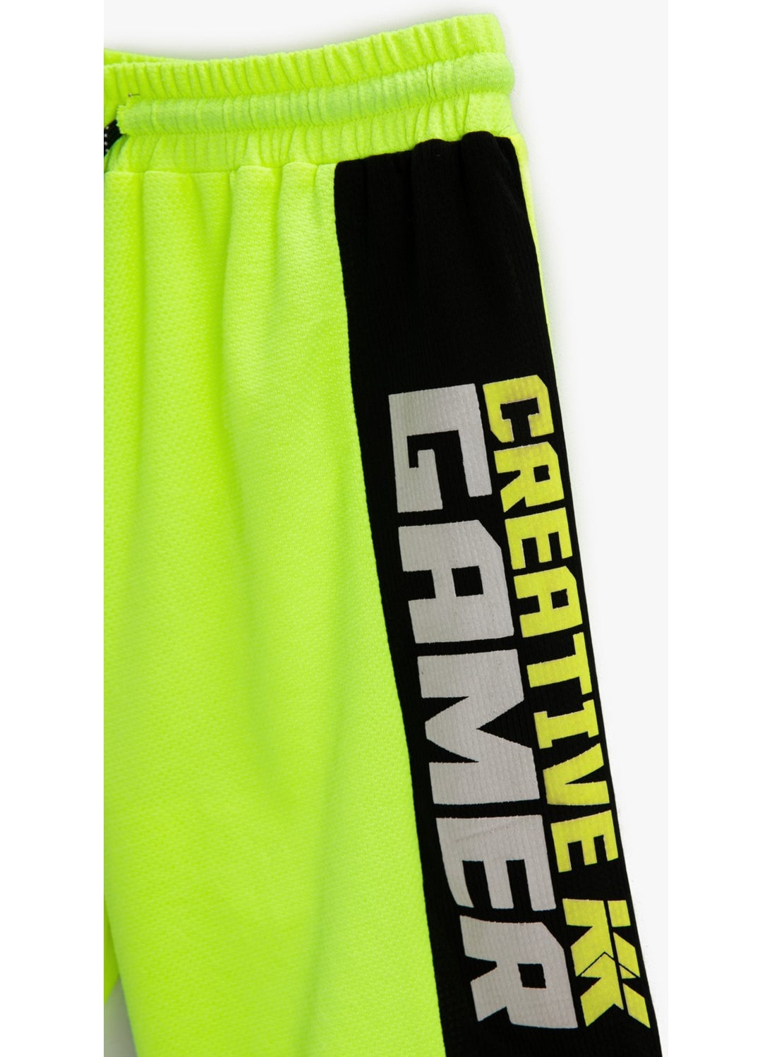 Bermuda Shorts Printed with Elastic Waist Tie