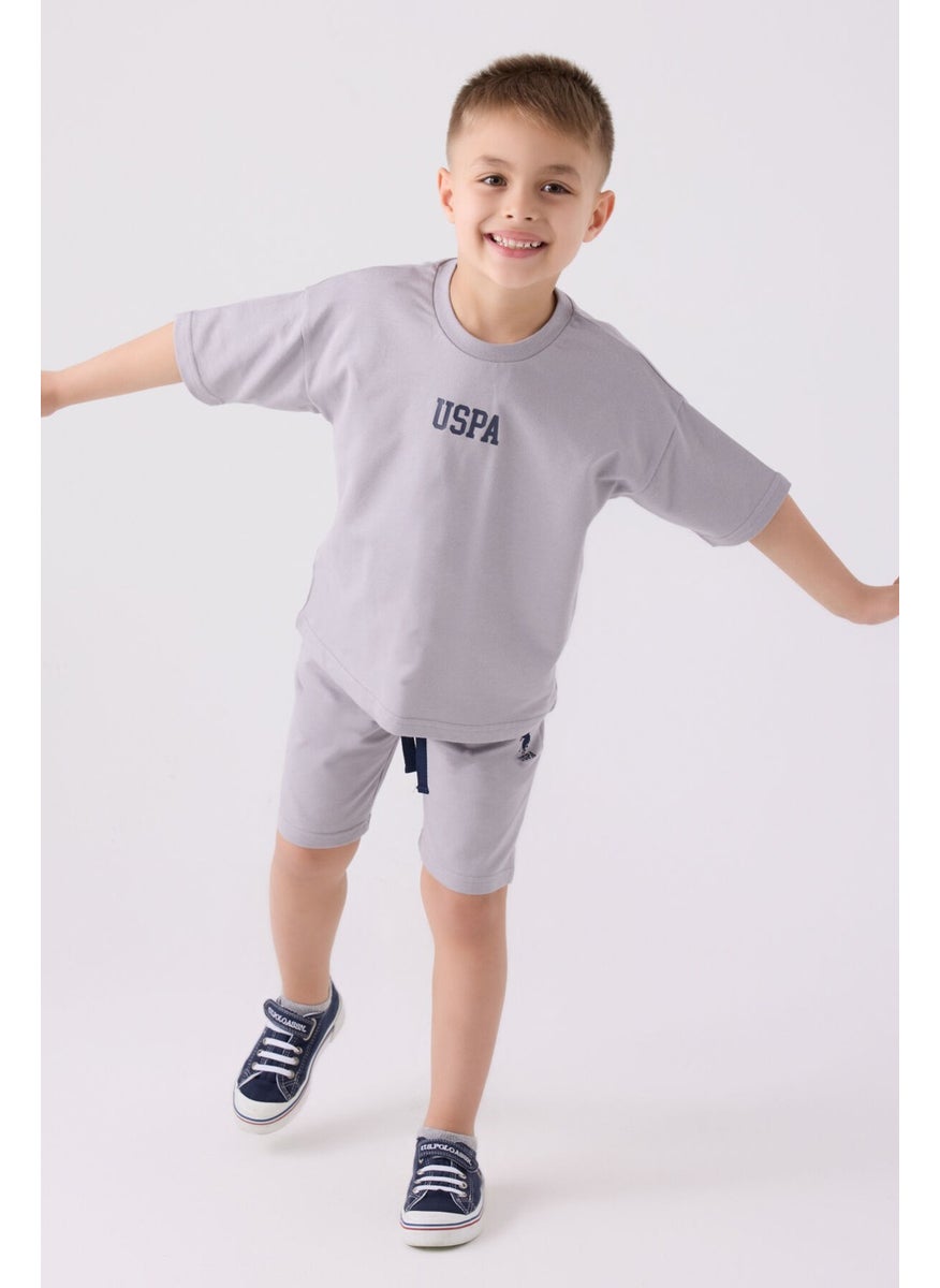 Boys Bermuda Set Gray