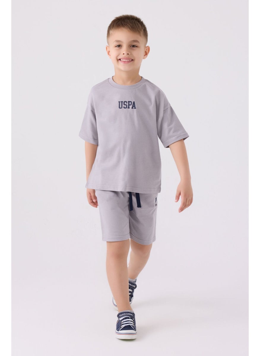Boys Bermuda Set Gray