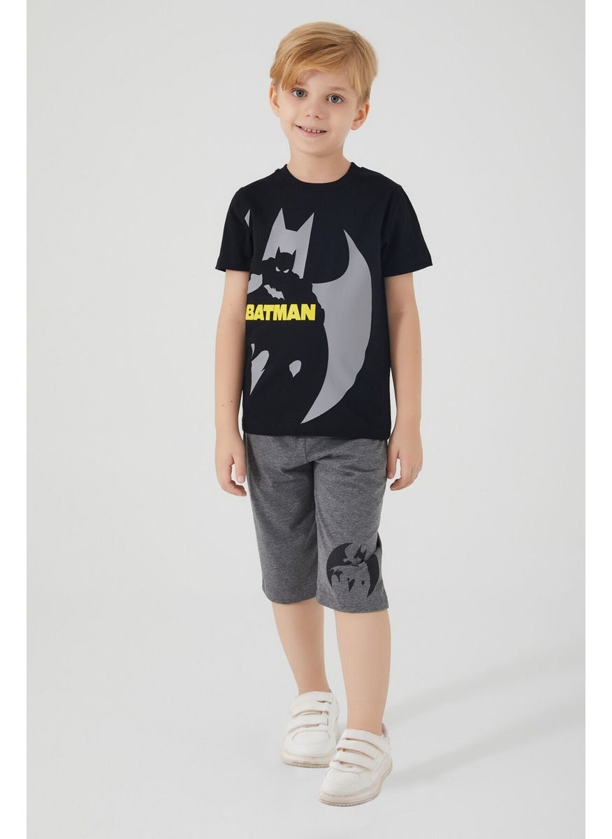 Bat Wings Black Boy Capri Suit