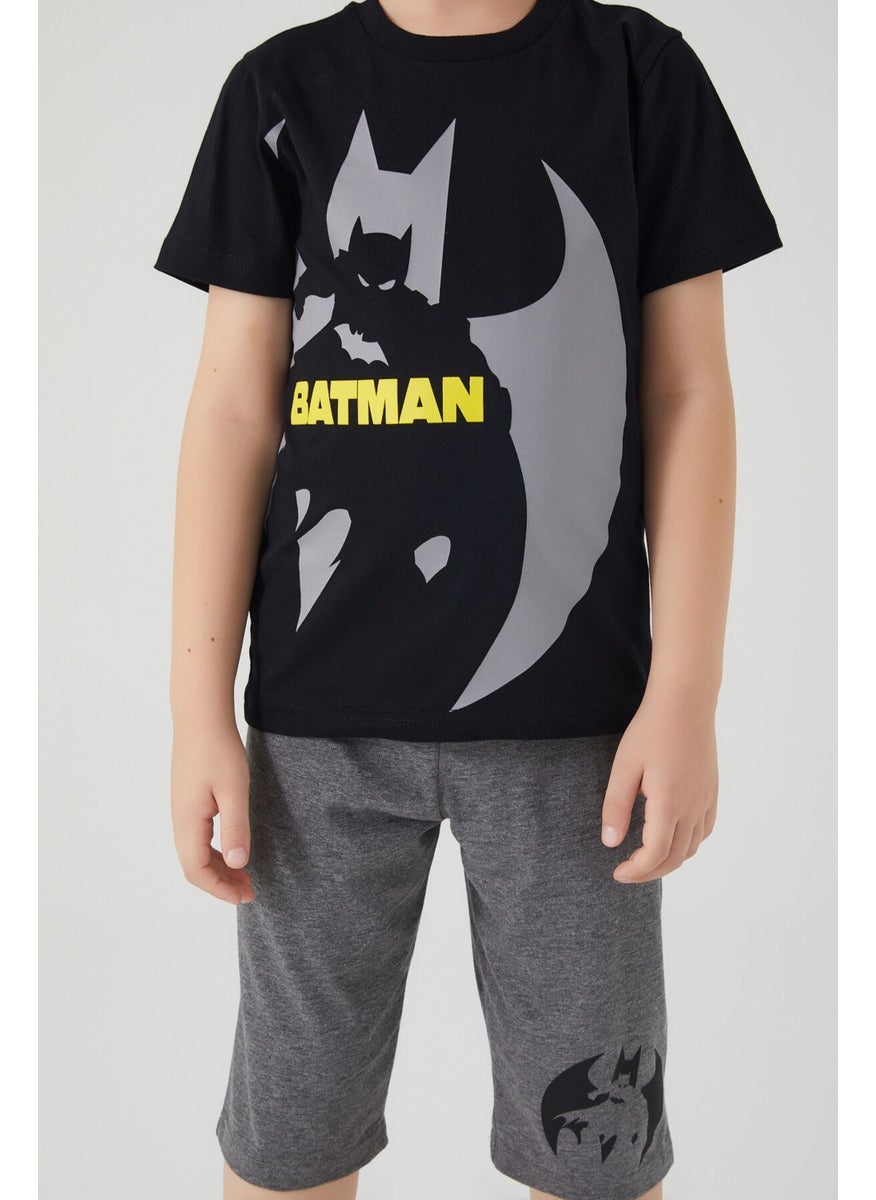 Bat Wings Black Boy Capri Suit