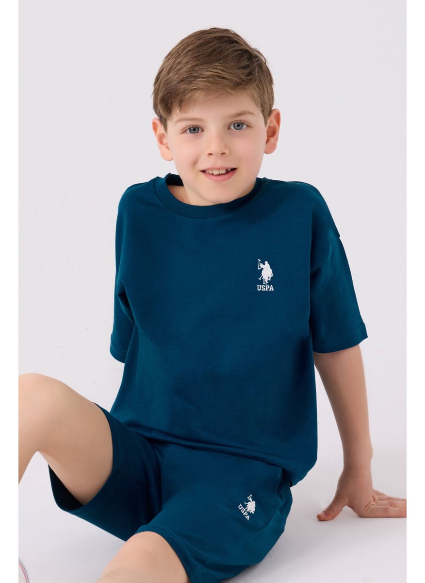 Boys Bermuda Suit Petrol