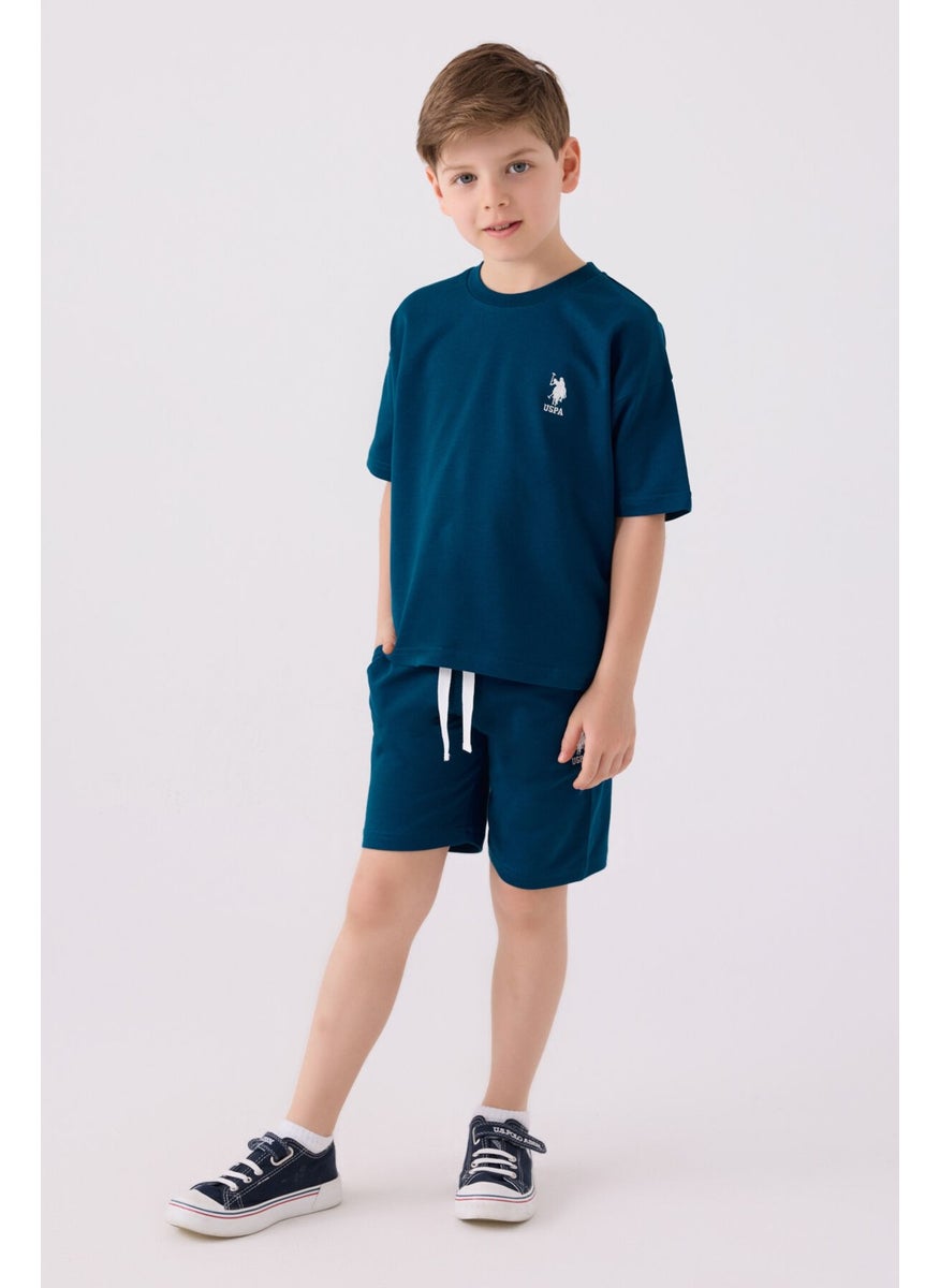 Boys Bermuda Suit Petrol