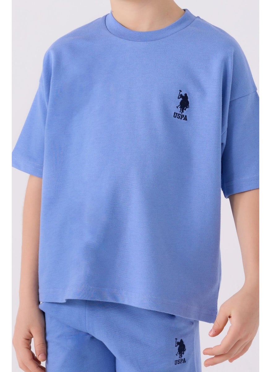Boys Bermuda Set Light Indigo