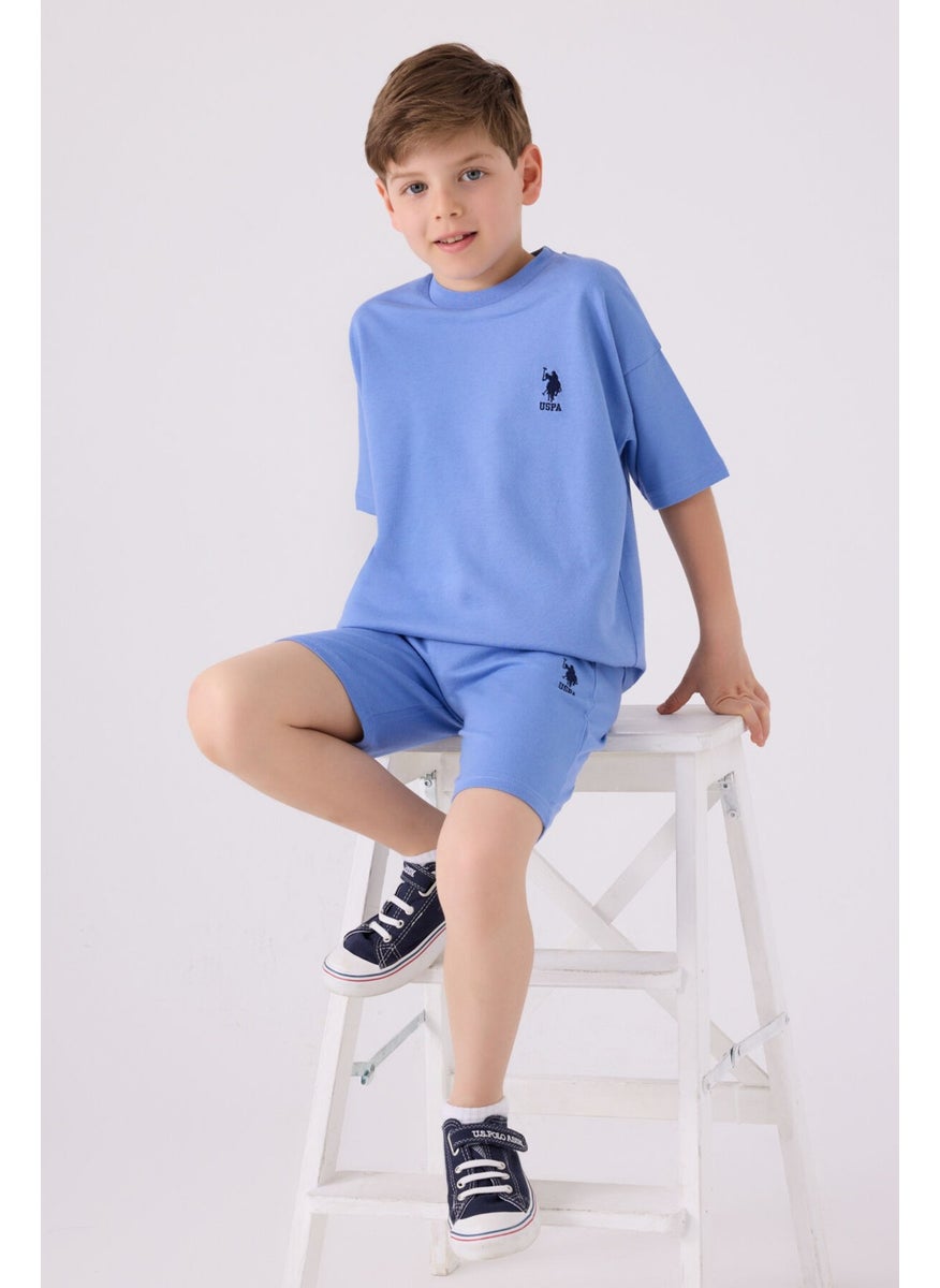 Boys Bermuda Set Light Indigo