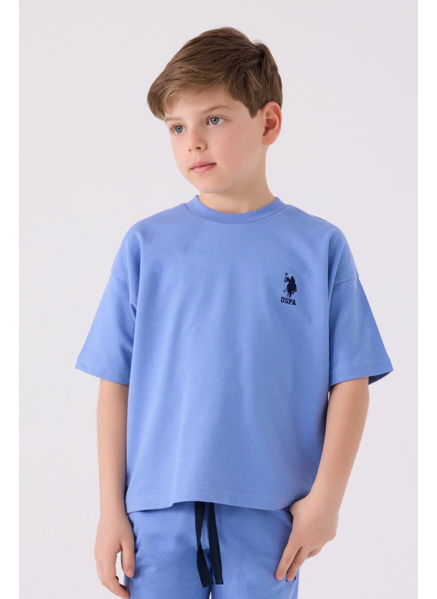 Boys Bermuda Set Light Indigo