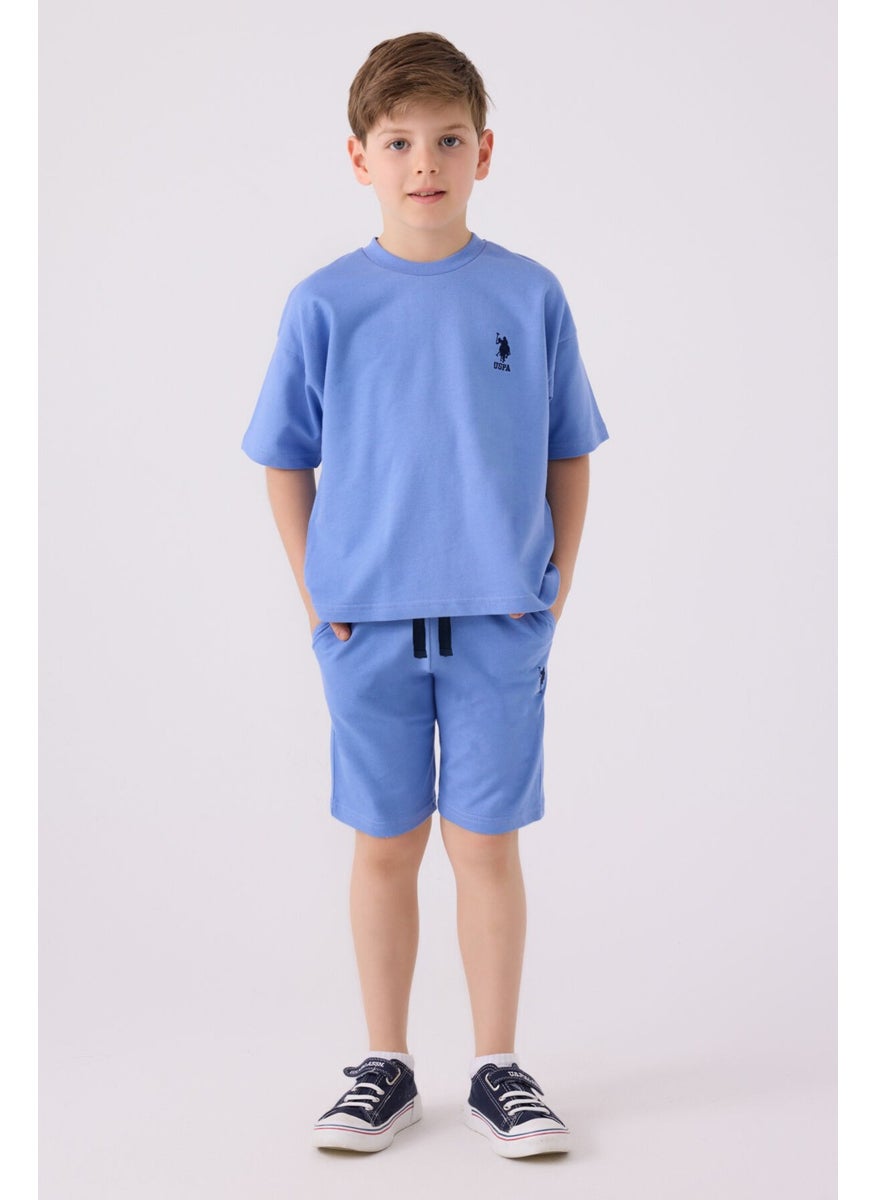 Boys Bermuda Set Light Indigo