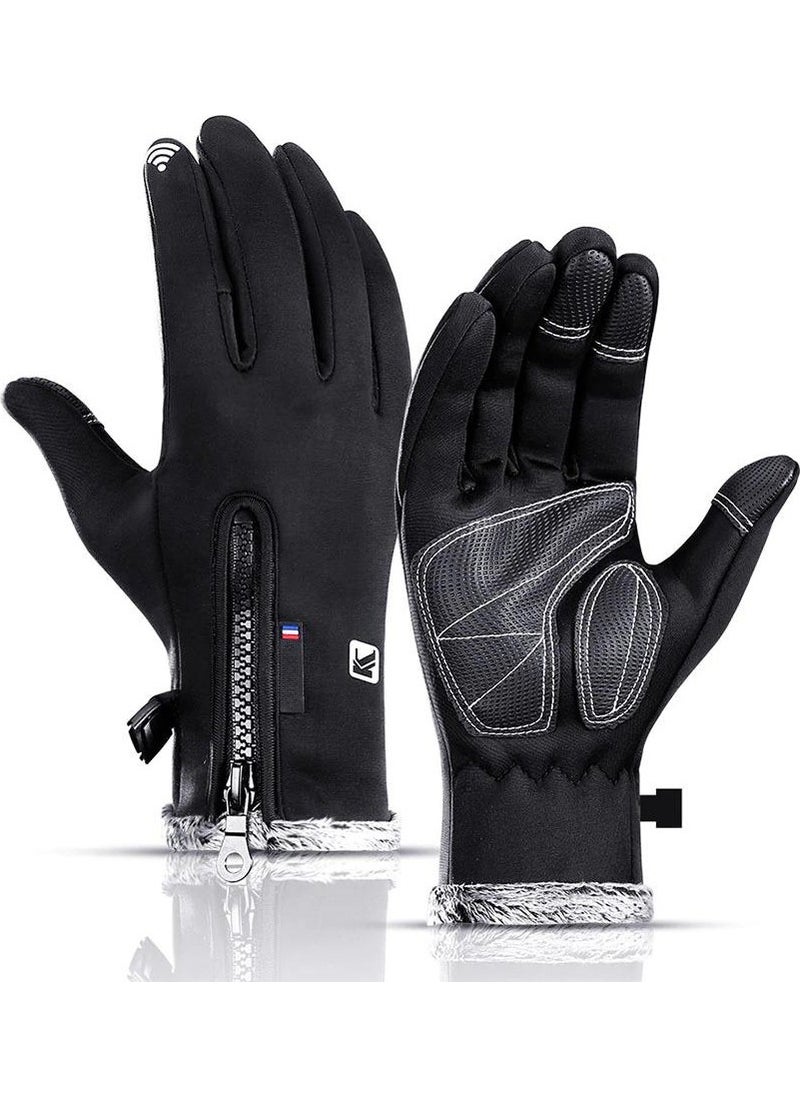 Touch Windproof Anti-Slip Thermal Gloves