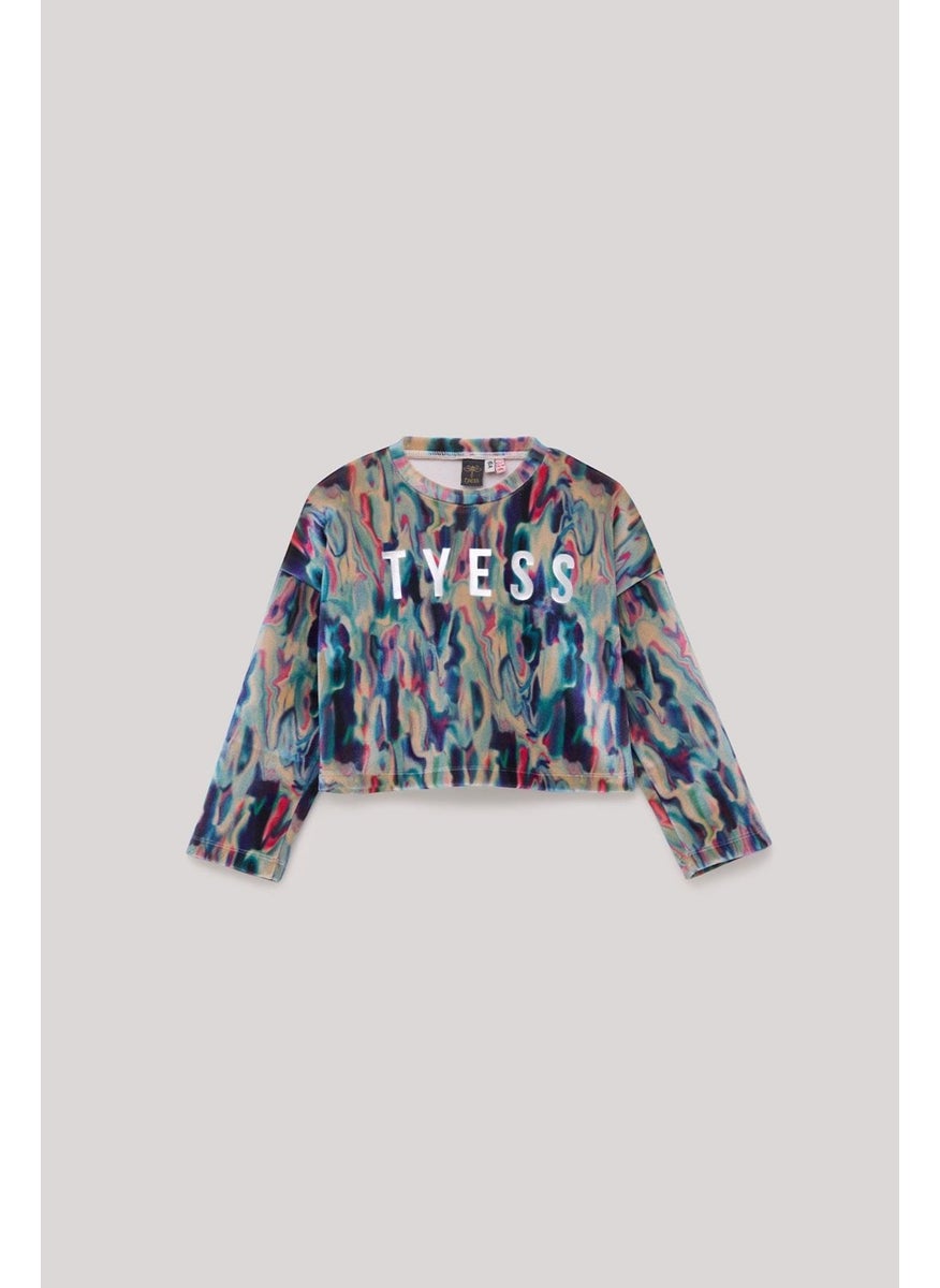 Bg Store Girl's Patterned Sweatshirt