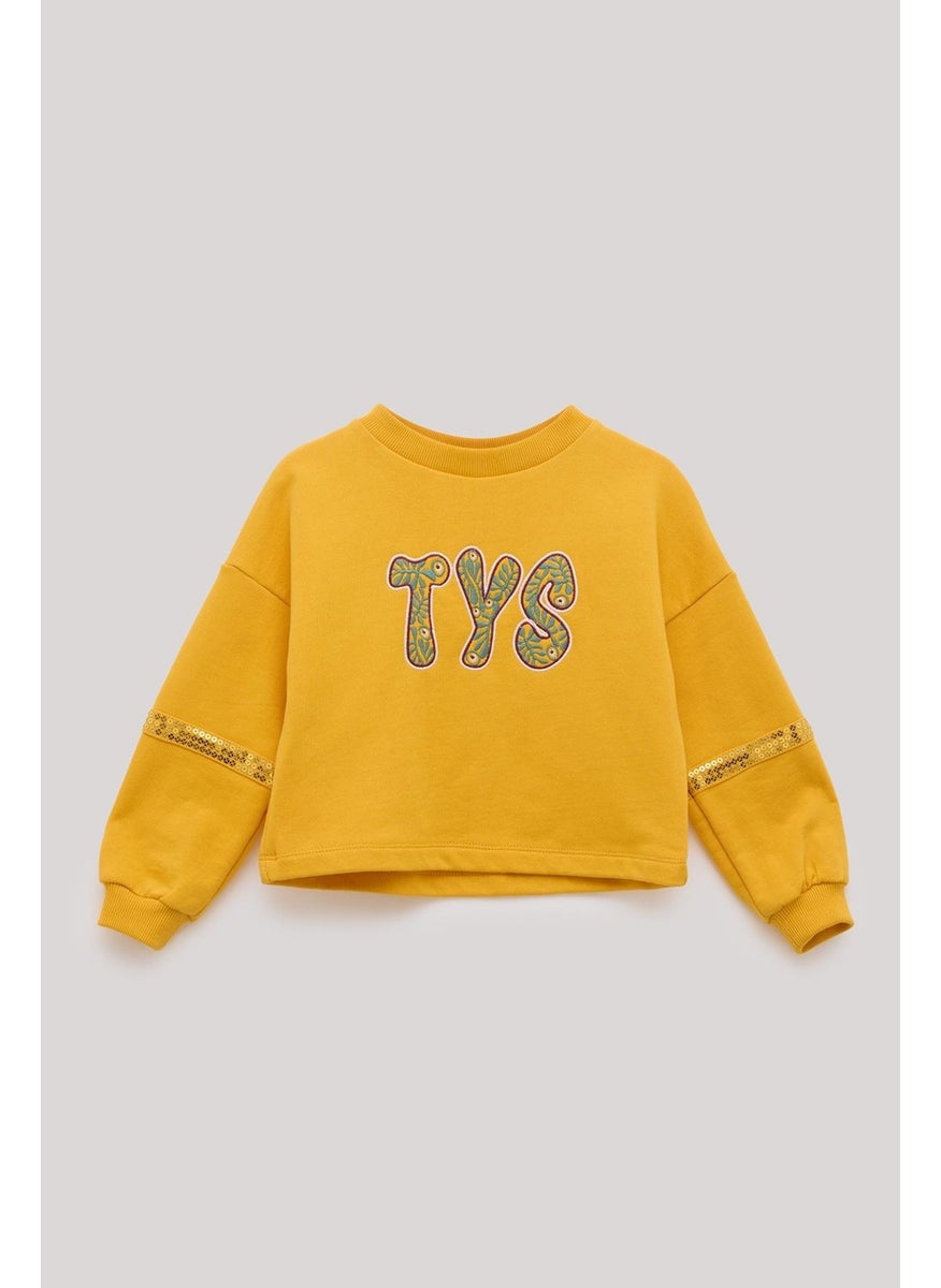 Bg Store Girl Mustard Sweatshirt