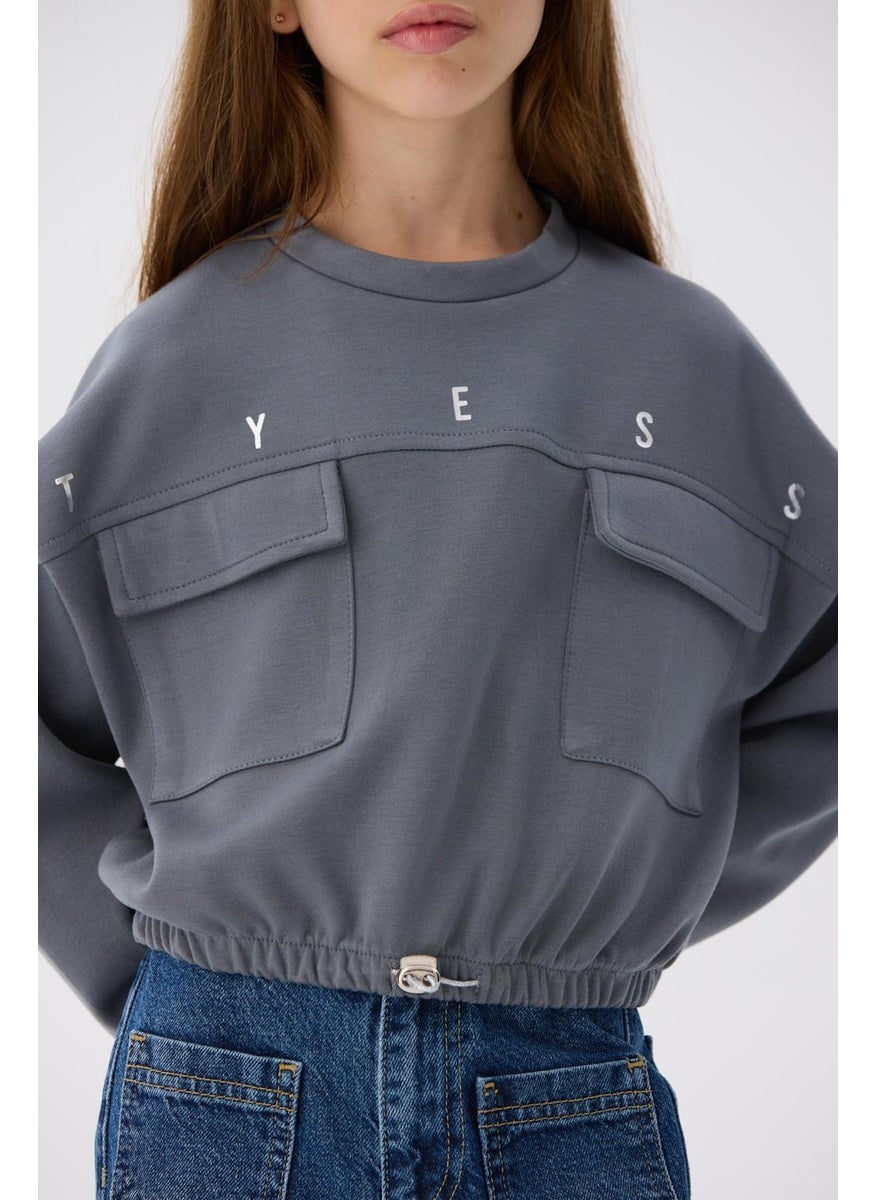 Bg Store Girl Gray Sweatshirt