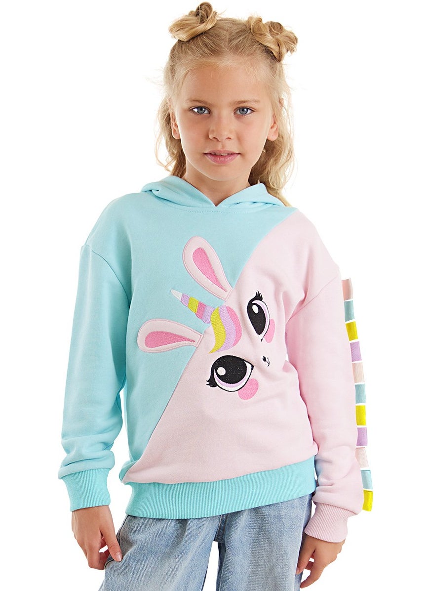 Unicorn Rabbit Girl Sweatshirt