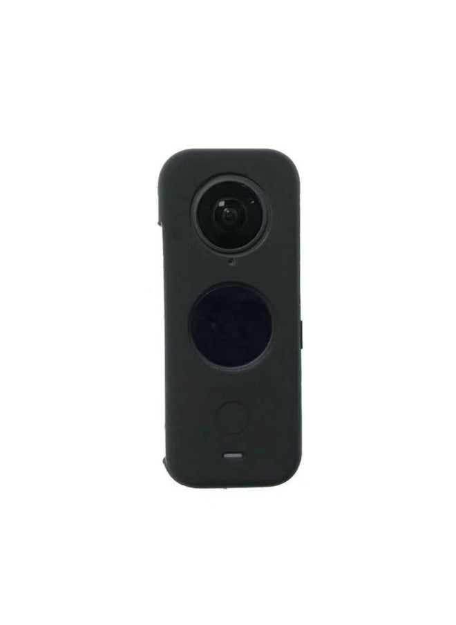 Silicone Protective Case For Insta360 One X2 Full-dome Sports Camera Body Dustproof Anti-fall-Color:Body + Lens Cover