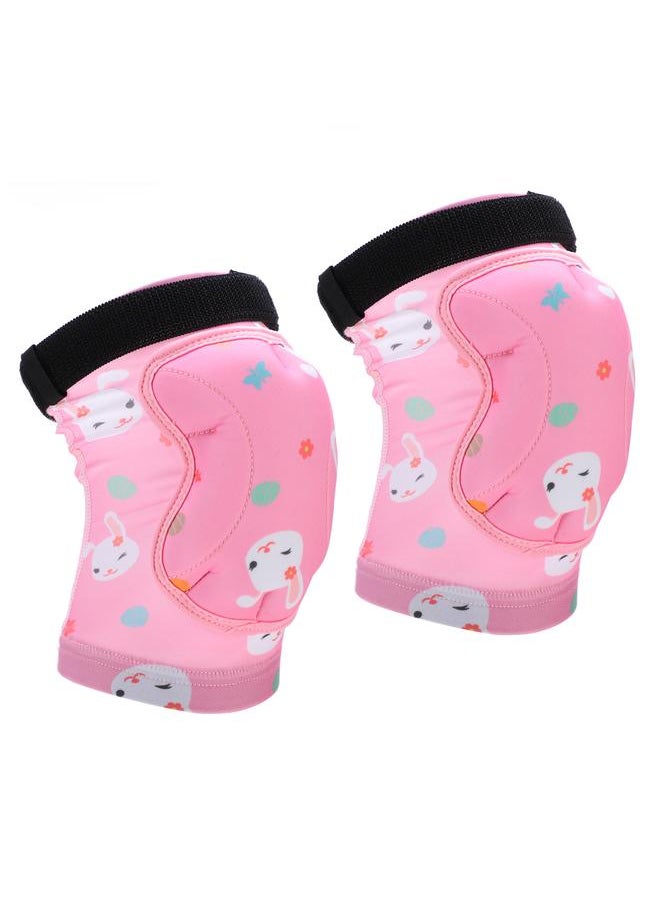 PROPRO Kids Knee Pads Innovative Soft EVA Protective Gear for RollerSkating Riding Outdoor Sports(Pink XS)