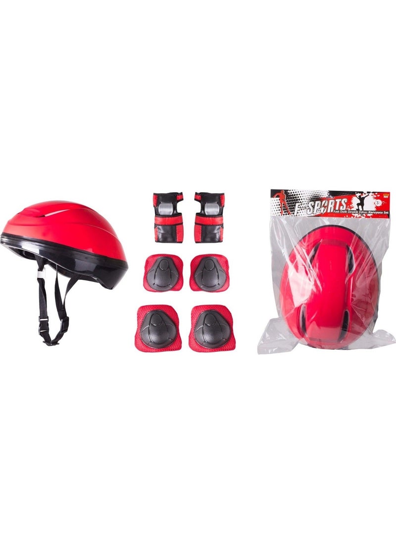 Helmet Knee Pad Elbow Pad Protective Set Skate Scooter Skateboard Protective Set