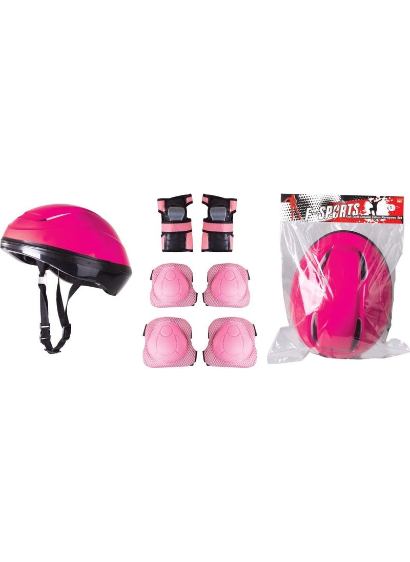 Helmet Knee Pad Elbow Pad Protective Set Skate Scooter Skateboard Protective Set