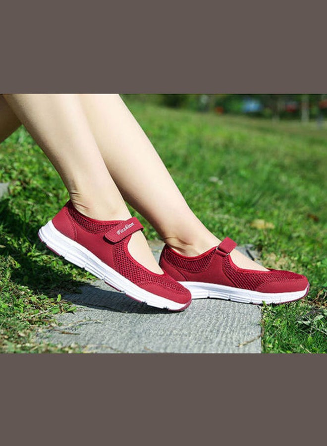 Air Permeable Rocking Comfort Shoes Red