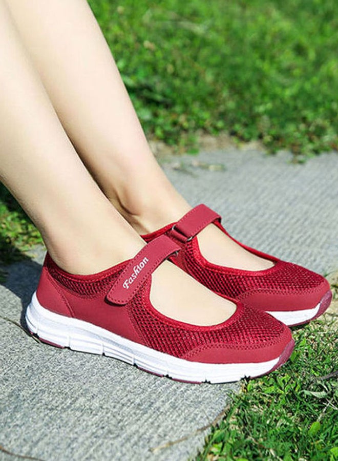 Air Permeable Rocking Comfort Shoes Red