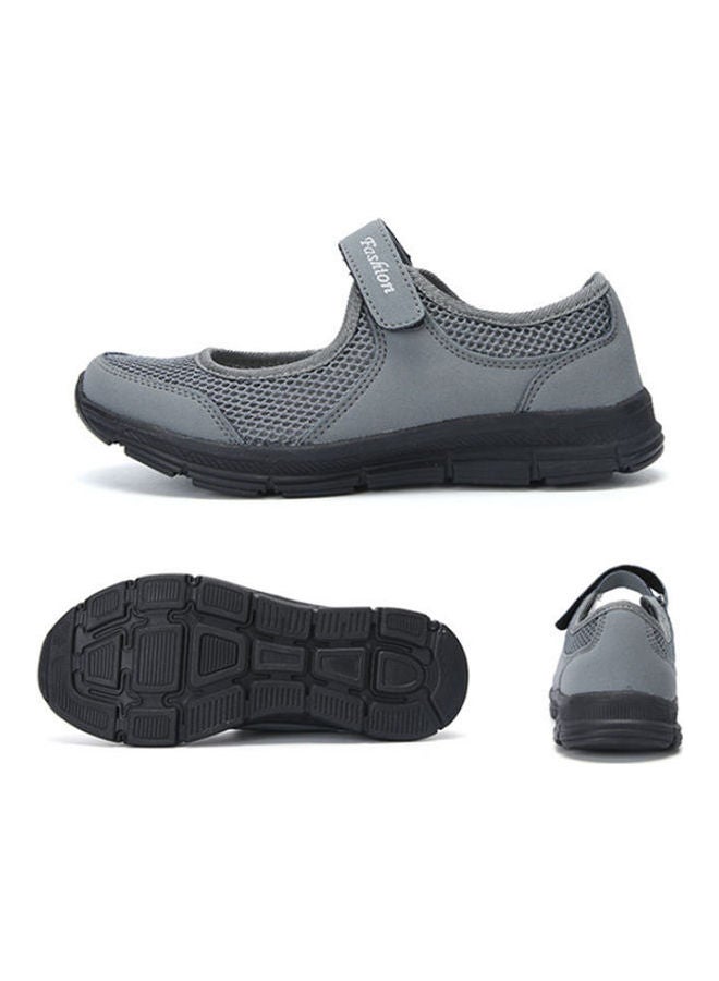 Air Permeable Rocking Comfort Shoes Grey