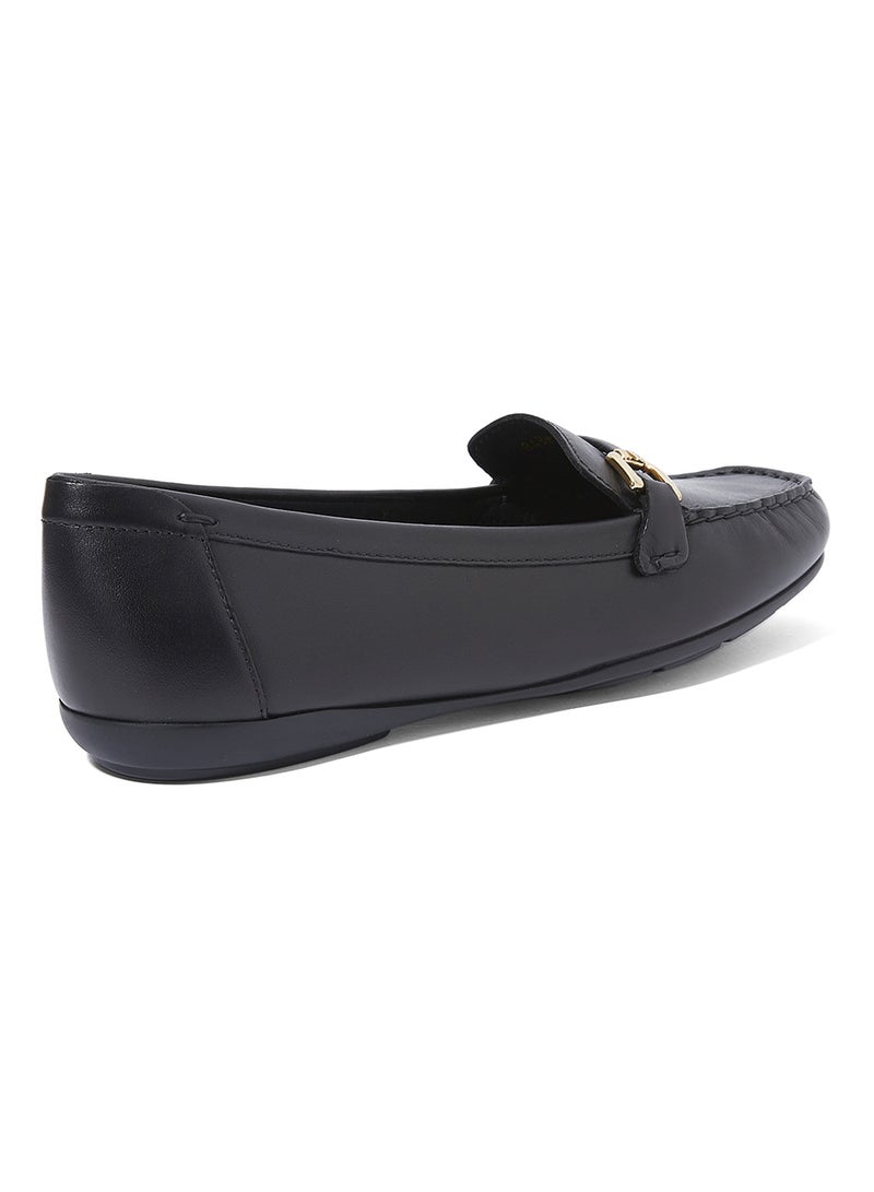 Annytah Slip-On Moccasin Black