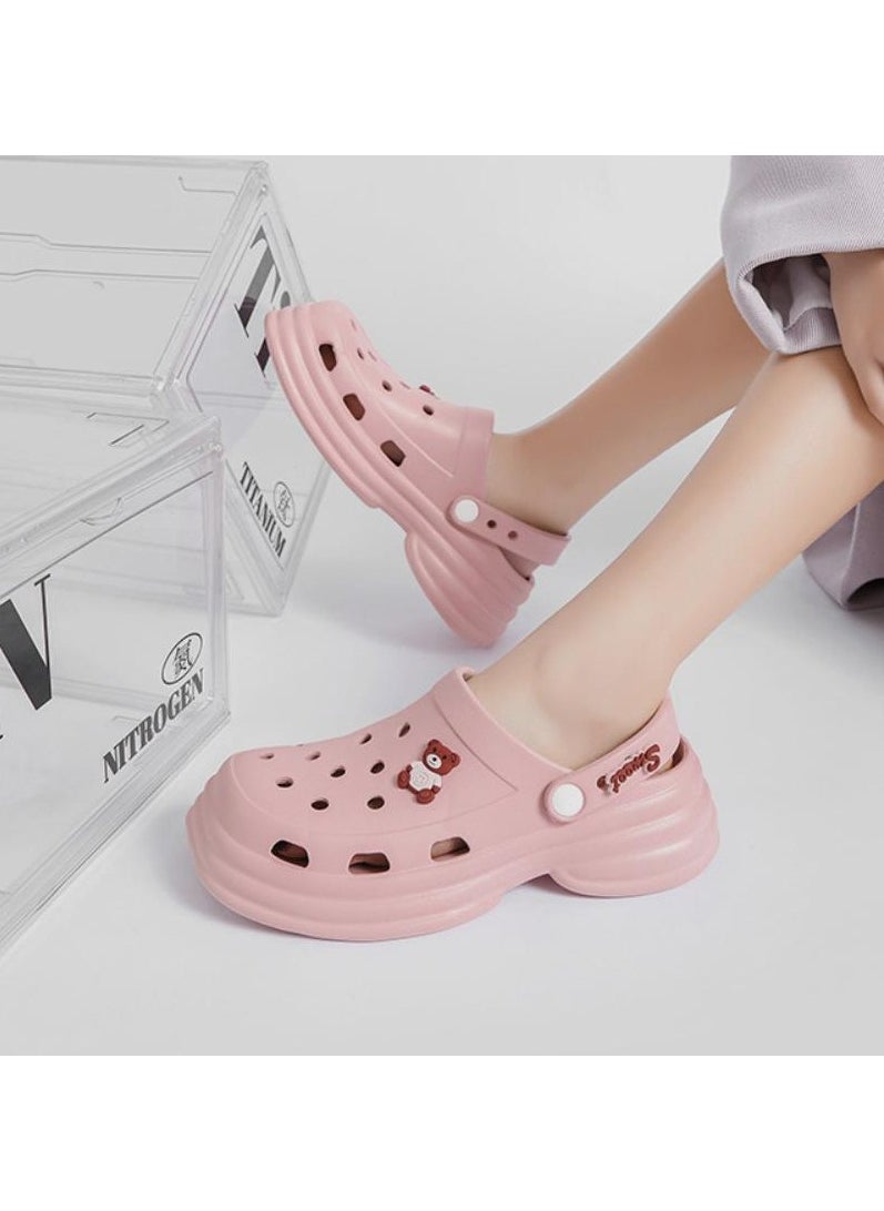 Wear Non Slip Lightweight Perforated Shoes For External Wear