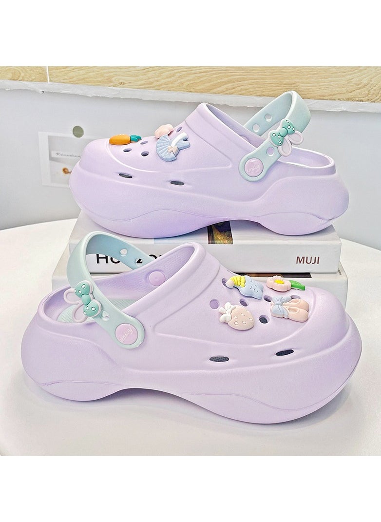 Wear Non Slip Lightweight Perforated Shoes For External Wear