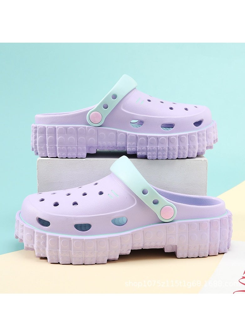 Wear Non Slip Lightweight Perforated Shoes For External Wear