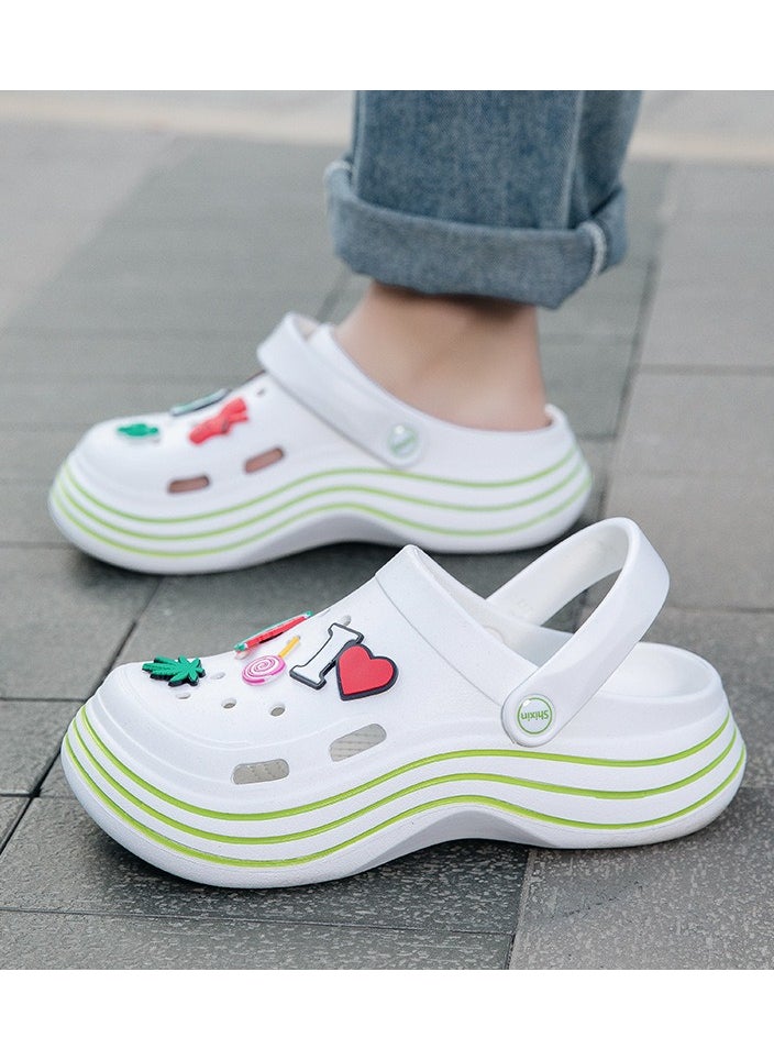 Wear Non Slip Lightweight Perforated Shoes For External Wear