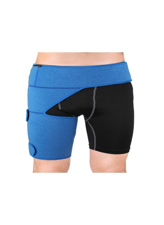 Doact blue perforated breathable belt waist support thigh