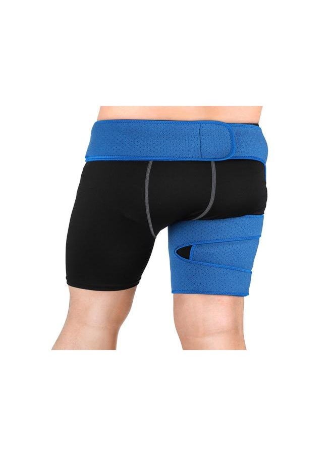 Doact blue perforated breathable belt waist support thigh