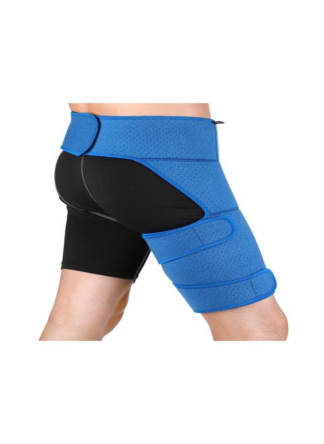 Doact blue perforated breathable belt waist support thigh