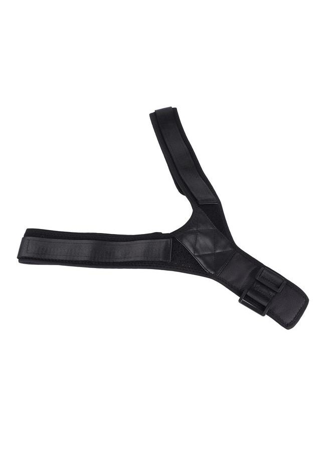 Back Brace Posture Corrector Adjustable Wider Shoulder Straps Breathable Upper Back Straightener Brace for Adult Kids Black