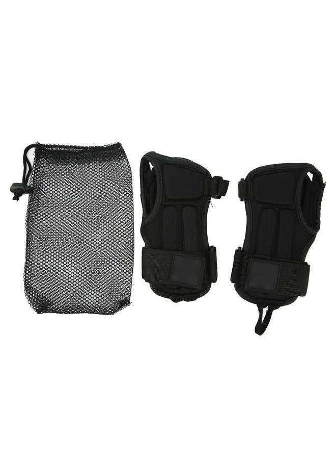 Impact Wrist Guard Anti Fall Wrist Support Brace Protective Gear for Skating Snowboarding Skiing Black S