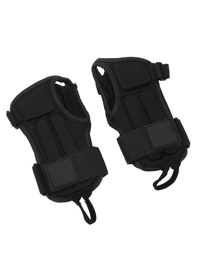 Impact Wrist Guard Anti Fall Wrist Support Brace Protective Gear for Skating Snowboarding Skiing Black S