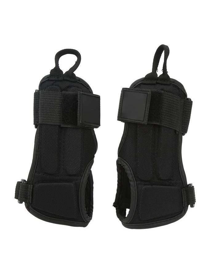 Impact Wrist Guard Anti Fall Wrist Support Brace Protective Gear for Skating Snowboarding Skiing Black M