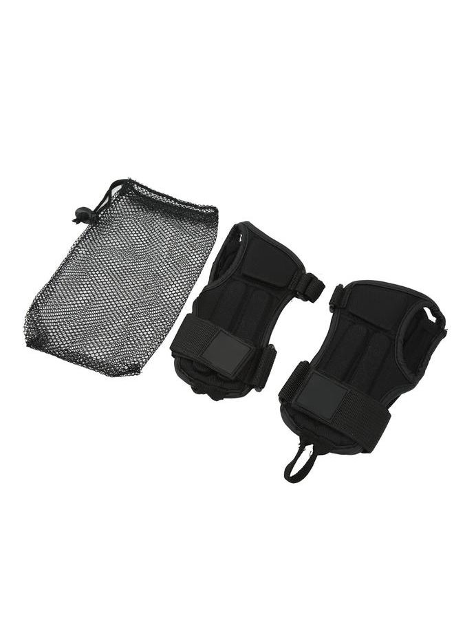 Impact Wrist Guard Anti Fall Wrist Support Brace Protective Gear for Skating Snowboarding Skiing Black M