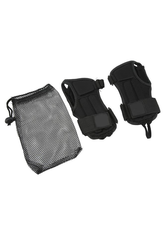 Impact Wrist Guard Anti Fall Wrist Support Brace Protective Gear for Skating Snowboarding Skiing Black M