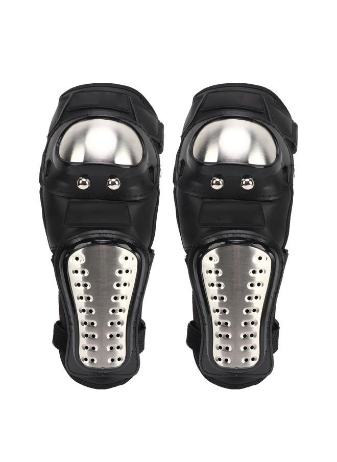Motorcycle Elbow Guard High Strength Falling Resistant Stainless Steel EVA Breathable Flexible Riding Elbow Protector