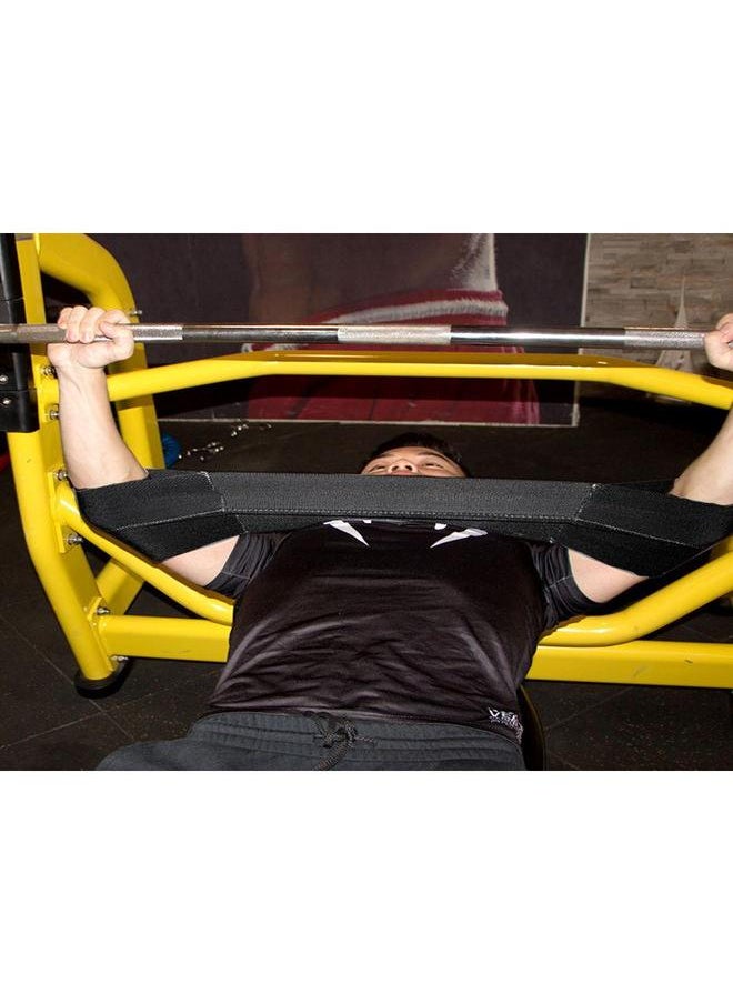 Increase Bench Press Reactive Weightlifting Band Slingshot Knee Elbow Sleeves Gym Fitness(L)