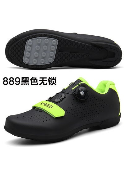 Casual Unisex Outdoor Cycling Shoes New Model Hard Bottom Mountain Bike Sports Shoes Road Bicycle Shoes for Men And Women Black without lock