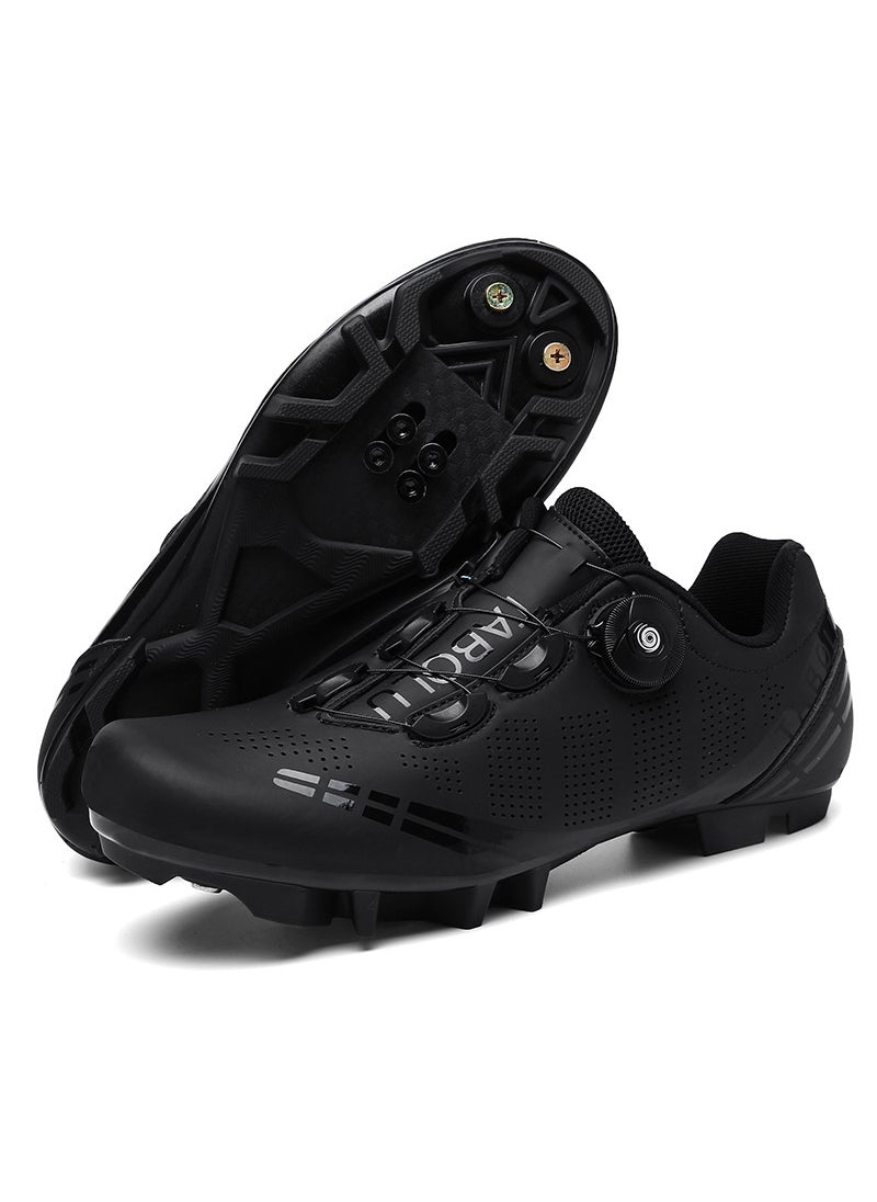 New Outdoor Cycling Shoes Breathable Lockless Casual Road Bike Shoes Unisex Summer Bicycle Shoes Dynamic Cycling Footwear Black Mountain Lock