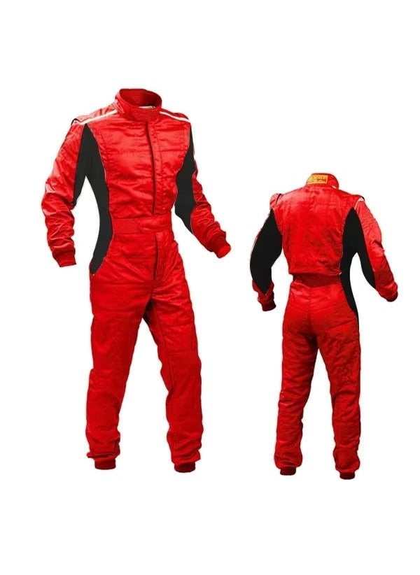 Sparco Waterproof Compression Racing Suit For Motorcycles Dirt Bikes Beach Cars Off-road Utv Drift Combined Riding Garment Red and black children's code