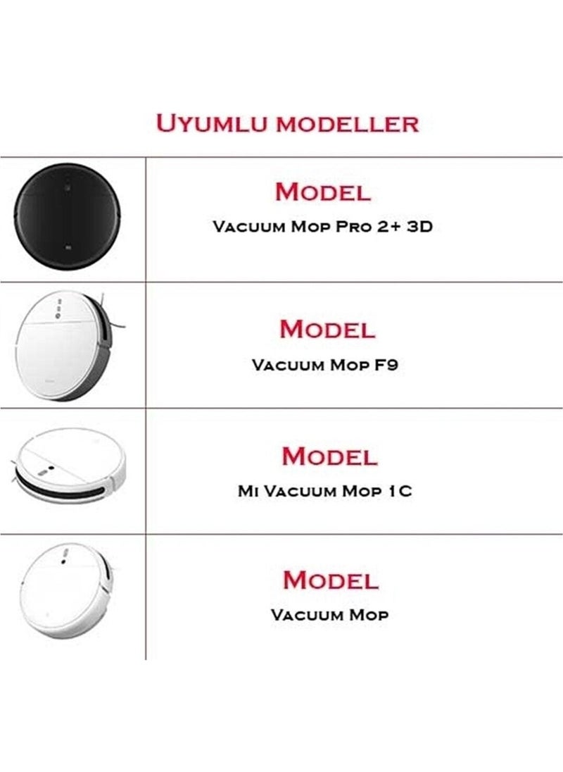 Ekstore Xiaomi Mi Compatible Robot Vacuum Mop Pro 2+ 3D 8-Piece Renewal Set 8 Sets