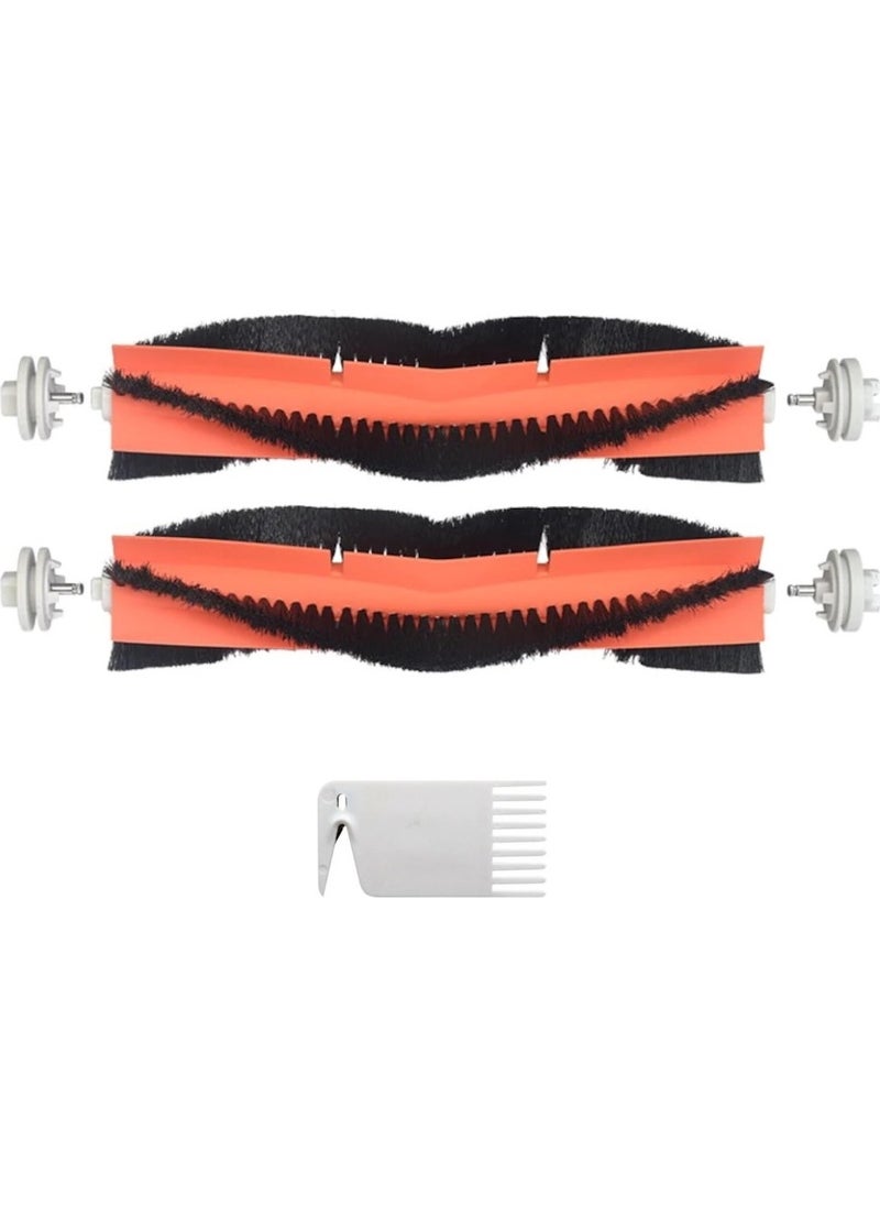 Dreame Bot L10S Pro Compatible Spare Main Brush and Cleaning Comb - 3 Pieces