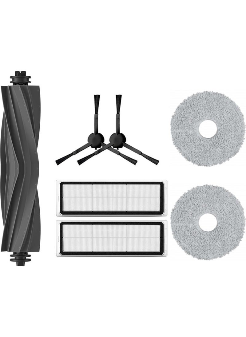 robotspare Dreame Bot L10S Pro Compatible Spare Silicone Brush Hepa Filter Mop Set - 7 Pieces