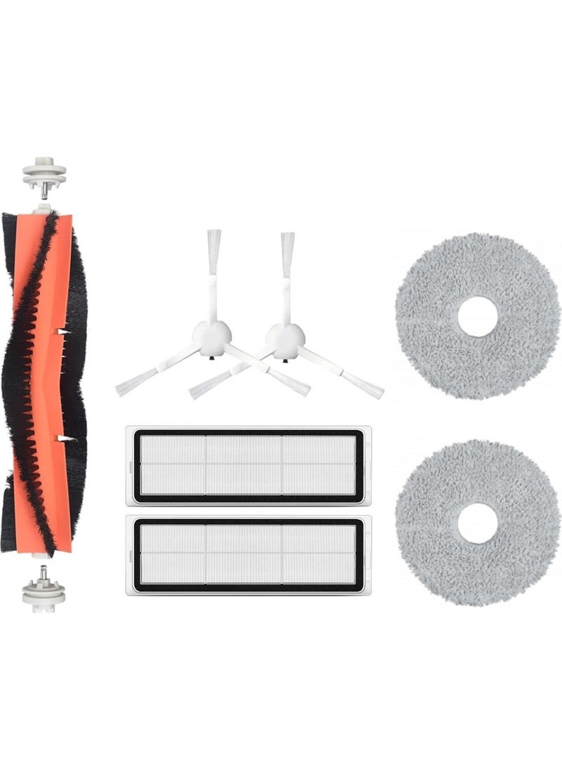 robotspare Xiaomi S10+(Not S10T) Compatible Spare Brush Hepa Filter Mop Set - 7 Pieces