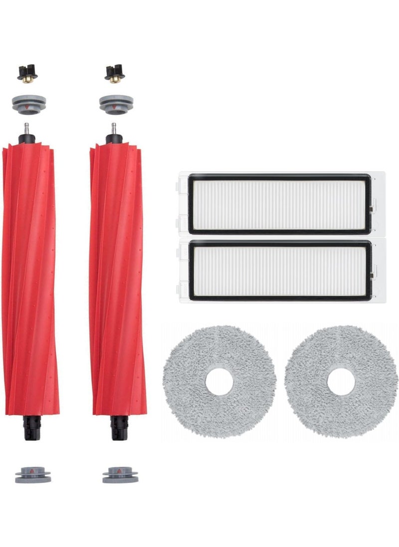 robotspare Roborock Q Revo Compatible Brush Hepa Filter Mop Set - 6 Pieces